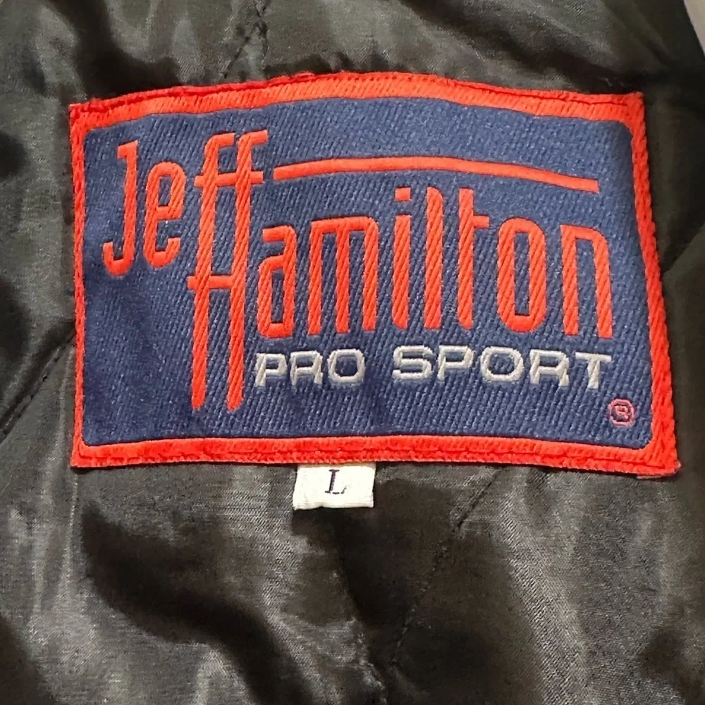 Vintage Oakland Raiders NFL Jeff Hamilton Winter Coat Jacket - Men’s LG - Picture 7 of 8